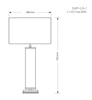 Veioza EMPOLI EMP-LG-1(Z) Lucente - Home & Lighting