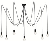 Lustra Spider Black 6785 Lucente - Home & Lighting