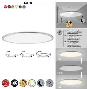 Plafoniera TALEB 2191 Lucente - Home & Lighting