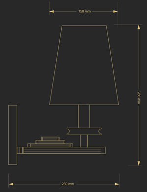 Aplica Natalia Nat-K-1(Z/A) Lucente - Home & Lighting