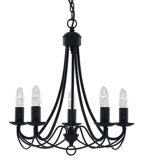 Candelabru Maypole 6345-5Bk Lucente - Home & Lighting