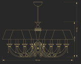 Candelabru Dorato Dor-Zw-8(N/A) Lucente - Home & Lighting