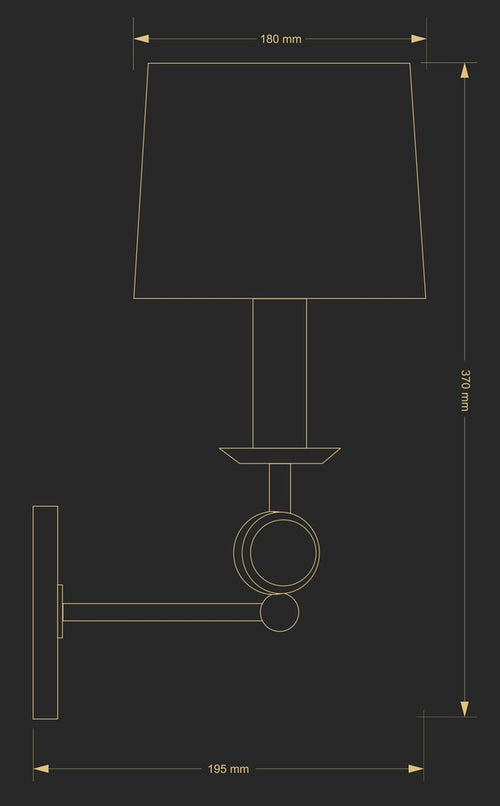 Aplica Sara Sar-K-1(P/A) Lucente - Home & Lighting