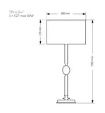 Veioza TIVOLI TIV-LG-1(N) Lucente - Home & Lighting