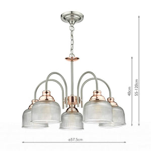 Lustra WHARFDALE WHA0546 Lucente - Home & Lighting