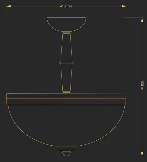 Plafoniera Sorrento Sor-Pl-3(P) Lucente - Home & Lighting