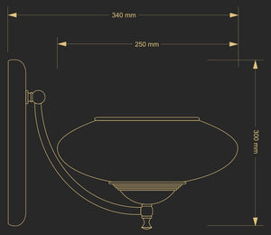 Aplica San Marino SAN-K-1(P) Lucente - Home & Lighting