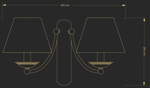 Aplica N N-K-2(P/A) Lucente - Home & Lighting