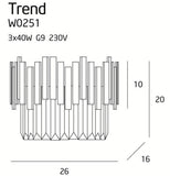 Aplica Trend W0251 Lucente - Home & Lighting