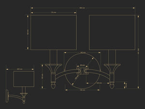 Aplica Decor Dec-K-2(P/A) Aplice Clasice Lucente