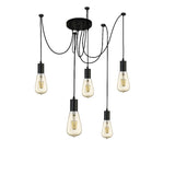 Lustra Squiggle 9665-5Bk Lucente - Home & Lighting