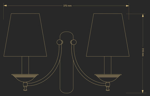 Aplica San Marino San-K-2(P/A) Lucente - Home & Lighting