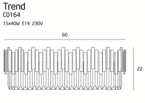 Plafoniera Trend C0164 Lucente - Home & Lighting