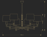 Candelabru Tamara Tam-Zw-8(Z/A) Lucente - Home & Lighting