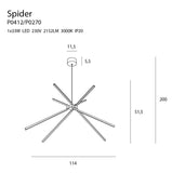 Lustra SPIDER P0412 Lucente - Home & Lighting