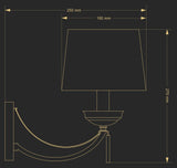 Aplica Zaffiro Zaf-K-1(P/A) Lucente - Home & Lighting