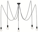 Lustra Spider Black 6788 Lucente - Home & Lighting