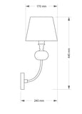 Aplica NARNI NAR-K-1(BC) Lucente - Home & Lighting