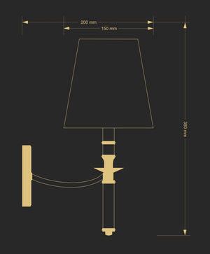 Aplica Napoli Nap-K-1(P/A) Lucente - Home & Lighting