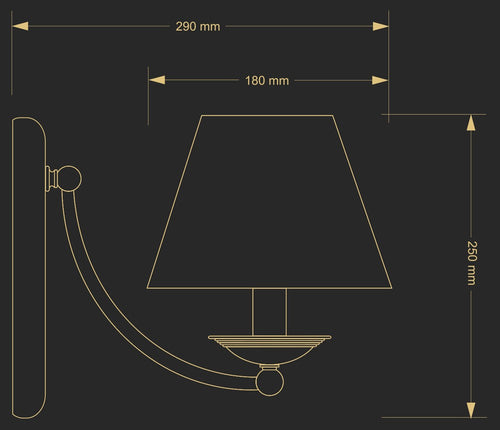 Aplica N N-K-1(P/A) Lucente - Home & Lighting