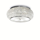 Plafoniera Pasha' Pl10 Cromo 100746 Lucente - Home & Lighting