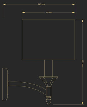 Aplica Decor Dec-K-1(P/A) Aplice Clasice Lucente