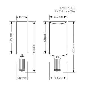 Aplica EMPOLI EMP-K-1(Z)II Aplice Clasice Lucente